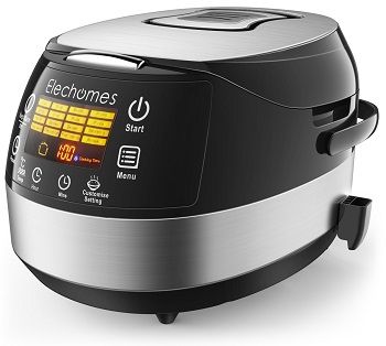 Elechomes LED Touch Control Multi-function Rice Cooker CR502