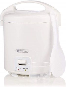 White Tiger Portable Travel Rice Cooker